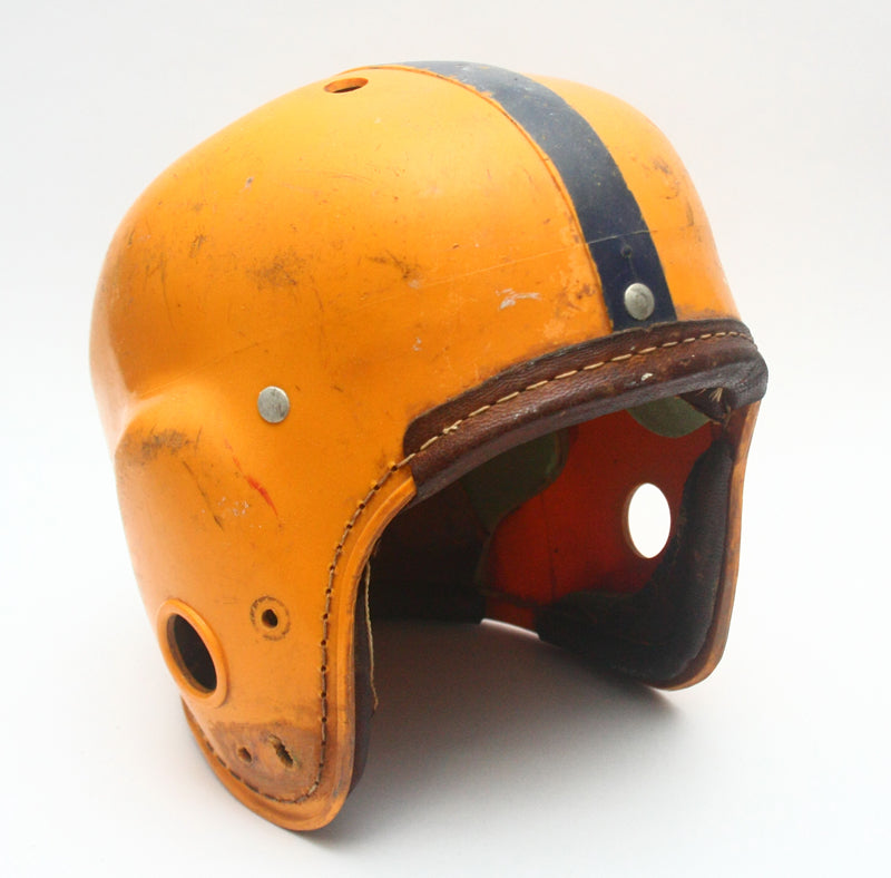 Vintage Game Used 1940s Wilson F2080 Pro League Football Helmet - Size SMALL