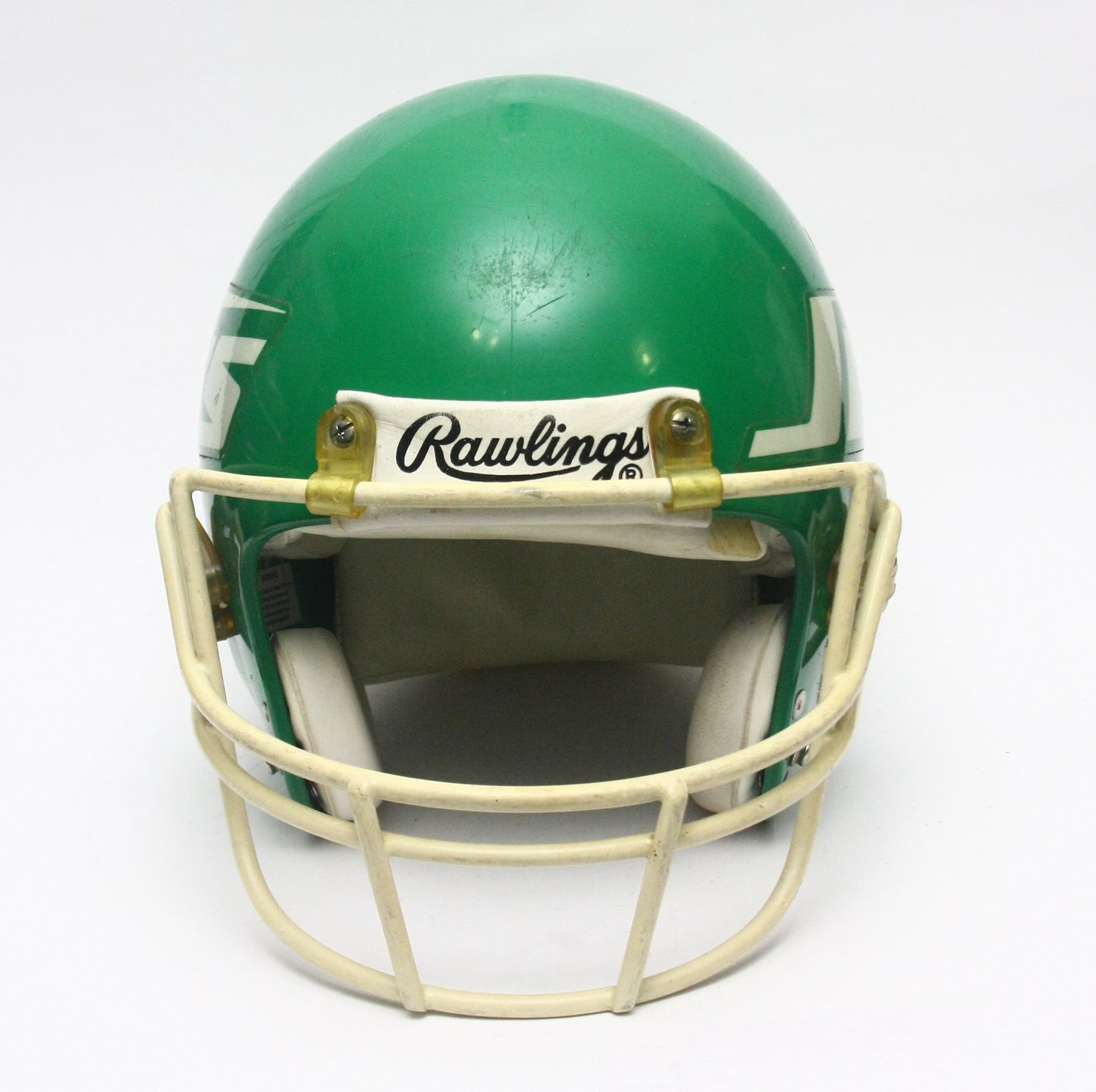 Vintage Game Used 1980s New York Jets Rawlings ANFL Football Helmet Size Large