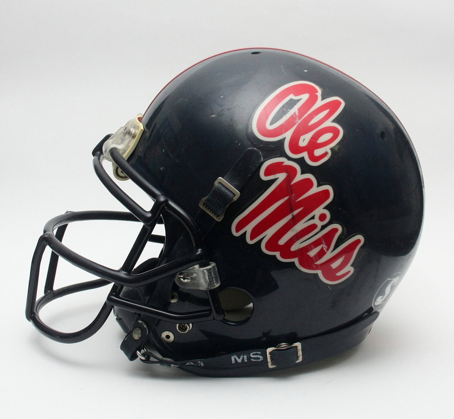 Game Used 2000 Eli Manning Style Ole Miss Rebels Football Helmet