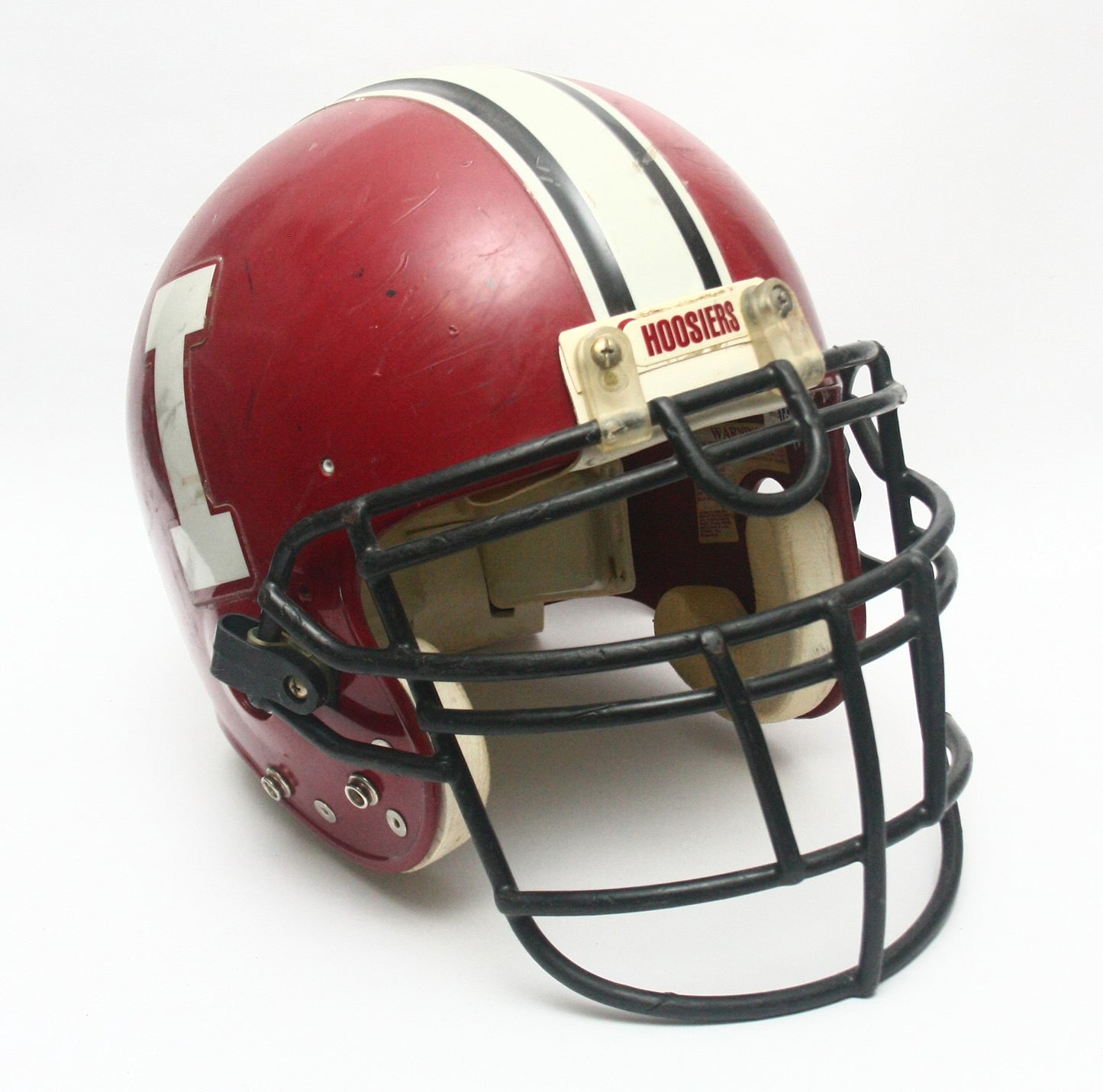 Vintage Game Used 1990s Indiana Hoosiers Riddell VSR 3 Football Helmet Size XL