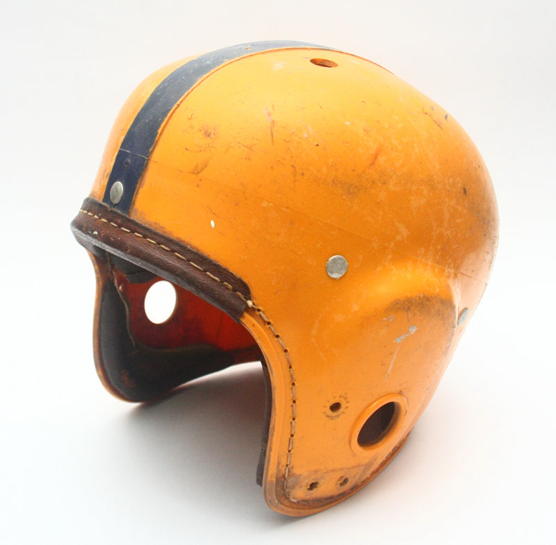 Vintage Game Used 1940s Wilson F2080 Pro League Football Helmet - Size SMALL