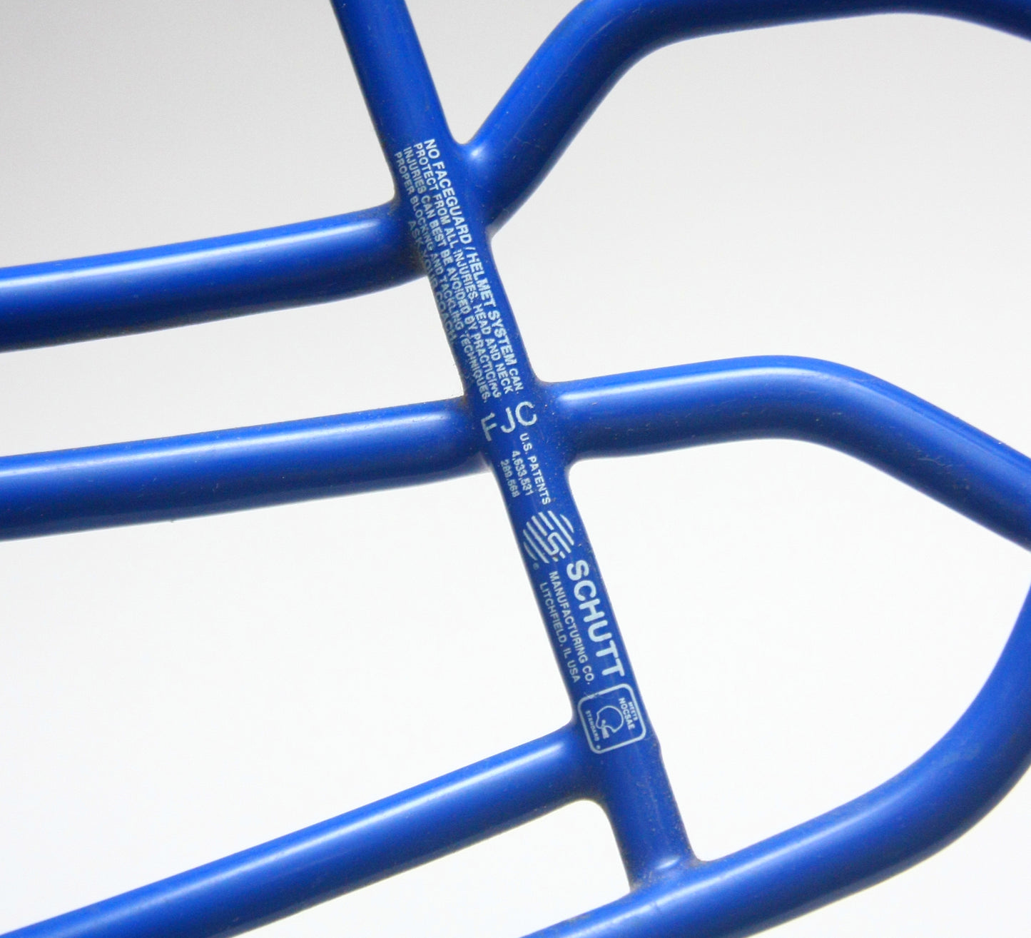 Rare NOS Original Schutt SRJOP-DW Football Helmet Facemask - Seattle Blue / Royal Blue