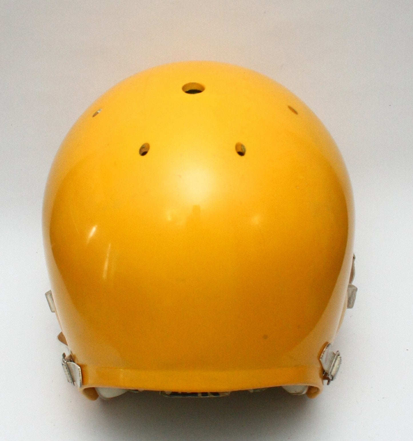 Game Used Schutt Pro Air II MEDIUM Football Helmet - Packers Yellow