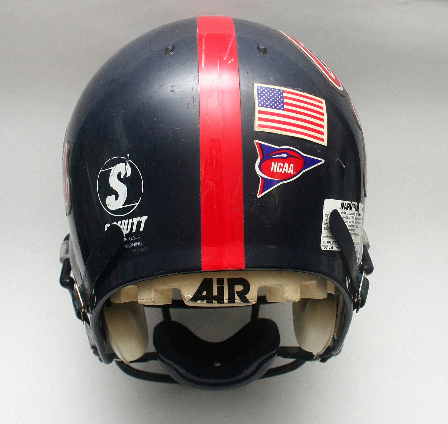 Game Used 2000 Eli Manning Style Ole Miss Rebels Football Helmet