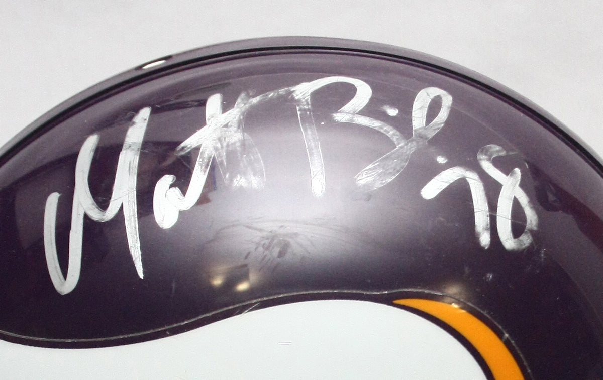 Vintage Minnesota Vikings Riddell VSR4 Pro Line Large Football Helmet Matt Birk Signature