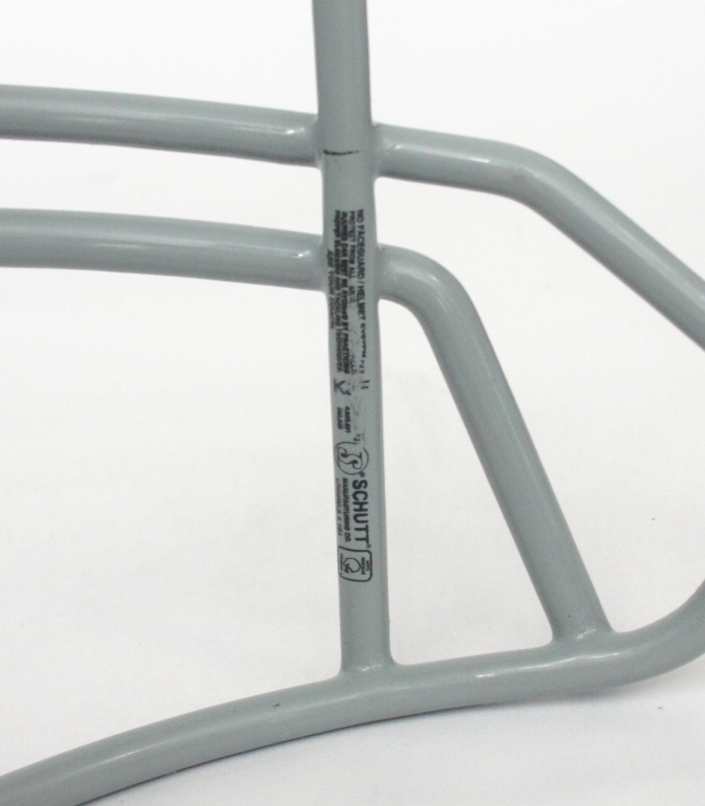 NOS Vintage Schutt NJOP XL Adult Varsity Football Helmet Facemask - Grey