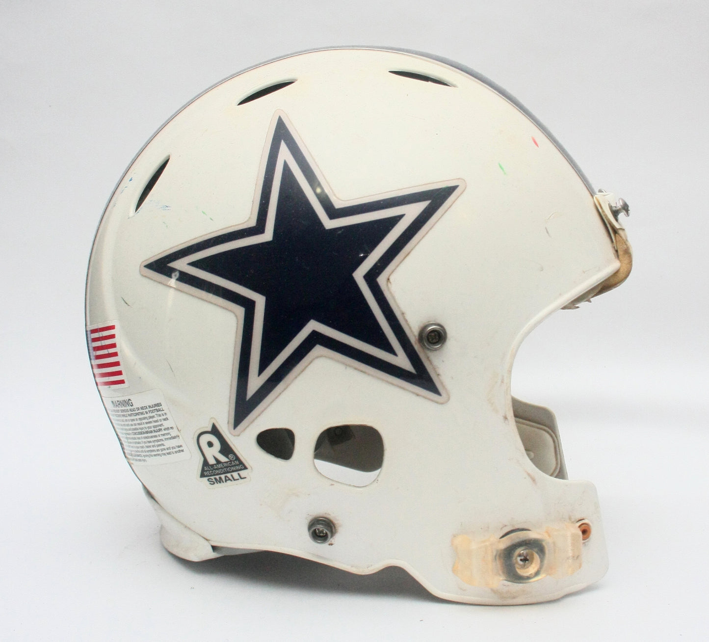 Vintage Game Used Riddell Revolution Small Youth Football Helmet