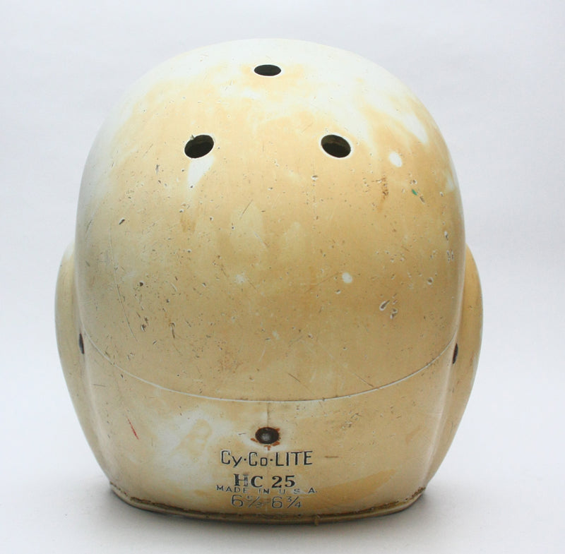 Vintage Game Used 1940s Rawlings Cy Co Lite HC25 Football Helmet - Size 6 3/4