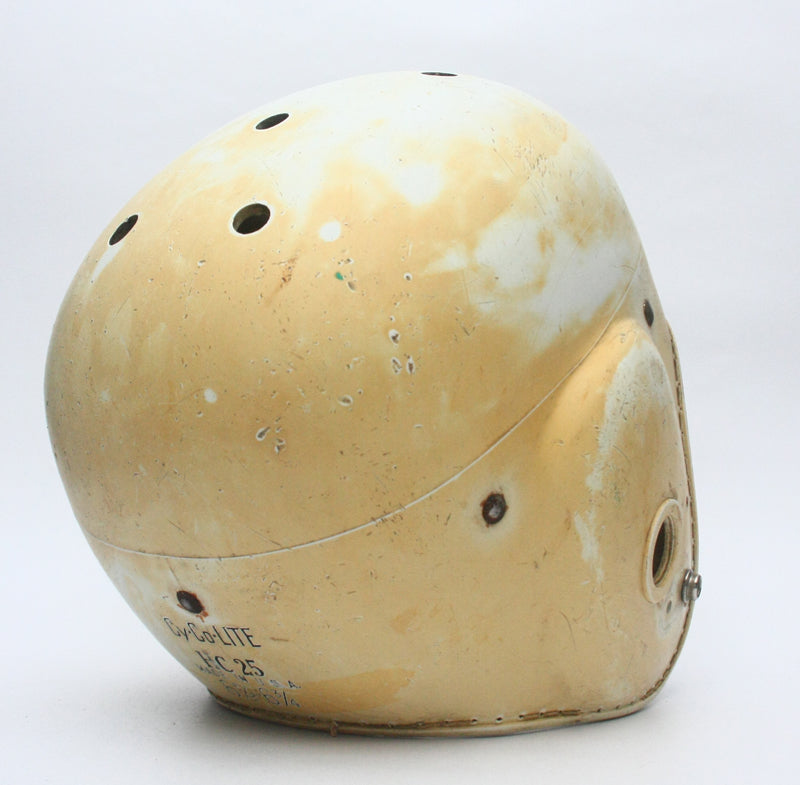 Vintage Game Used 1940s Rawlings Cy Co Lite HC25 Football Helmet - Size 6 3/4
