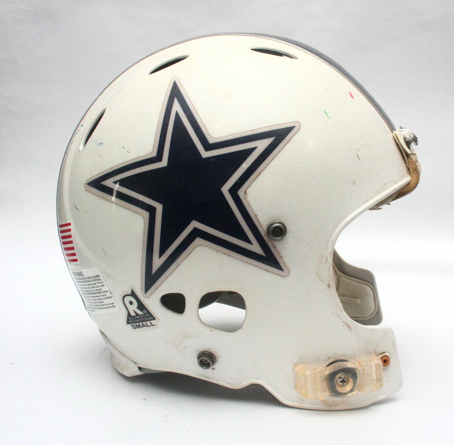 Vintage Game Used Riddell Revolution Small Youth Football Helmet