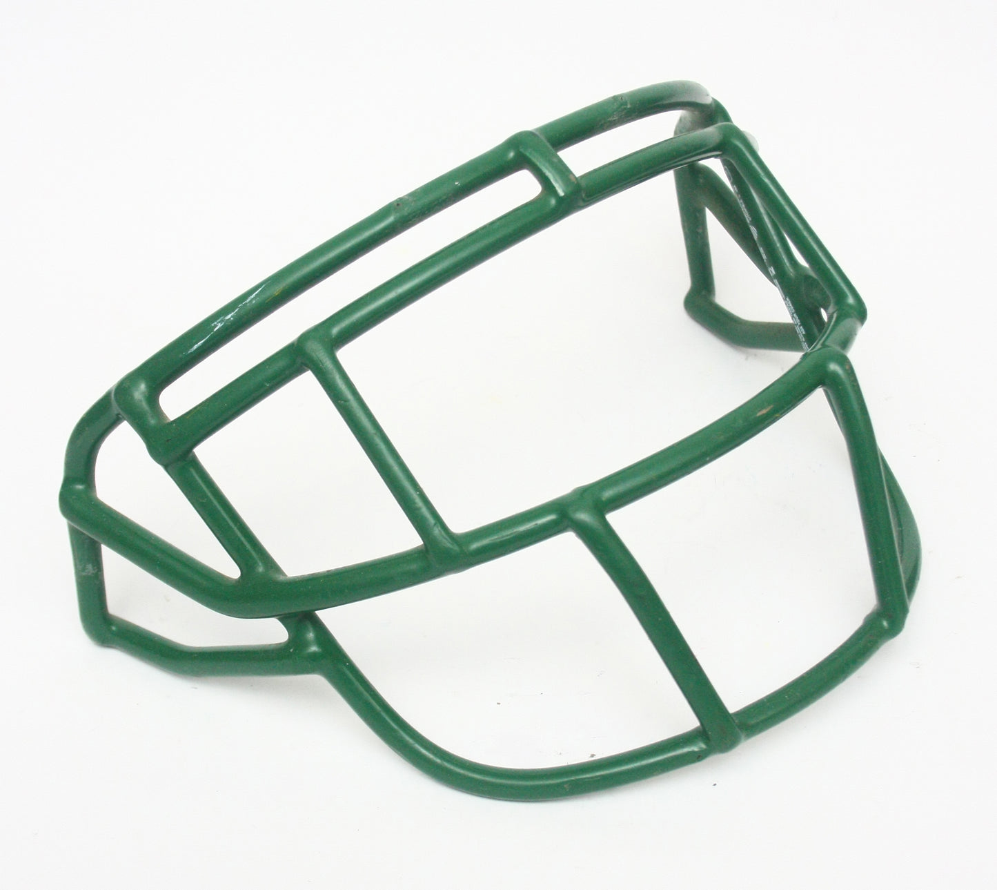 Vintage 1990s Game Used Schutt EGOP Football Helmet Facemask - Green