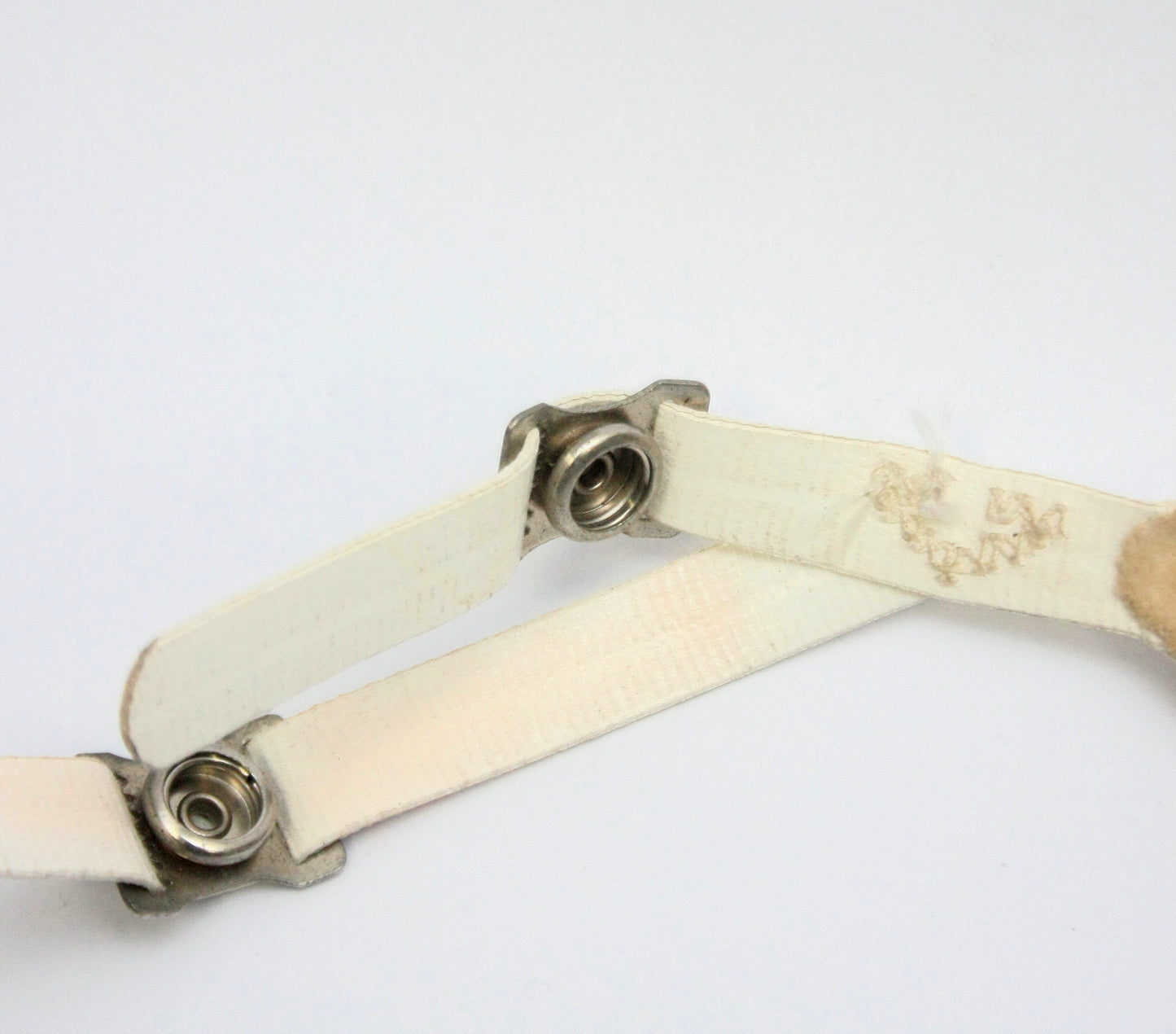 Vintage Game Used 1970s Riddell Low Hook 4 Point Football Helmet Chinstrap 1