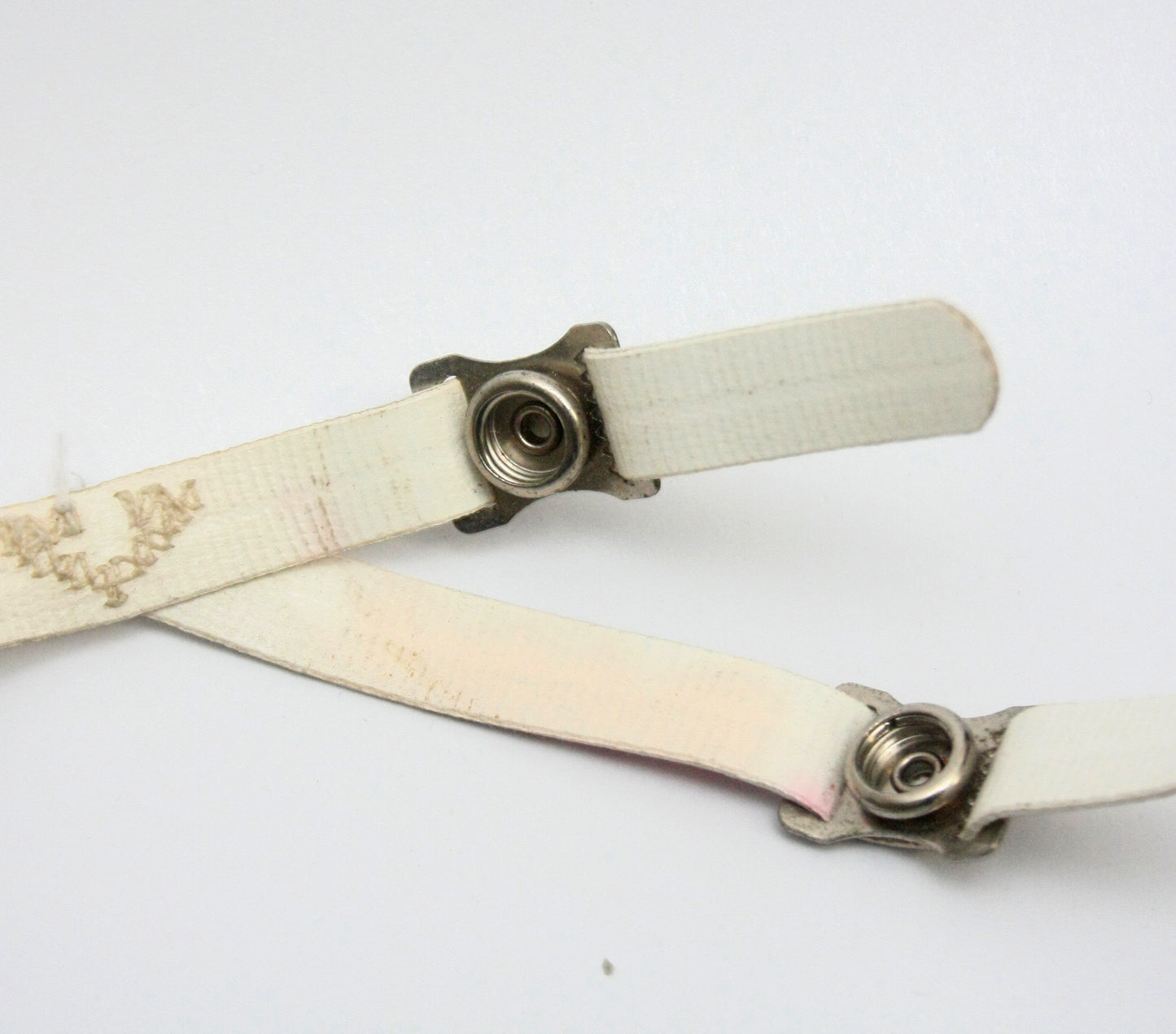 Vintage Game Used 1970s Riddell Low Hook 4 Point Football Helmet Chinstrap 1