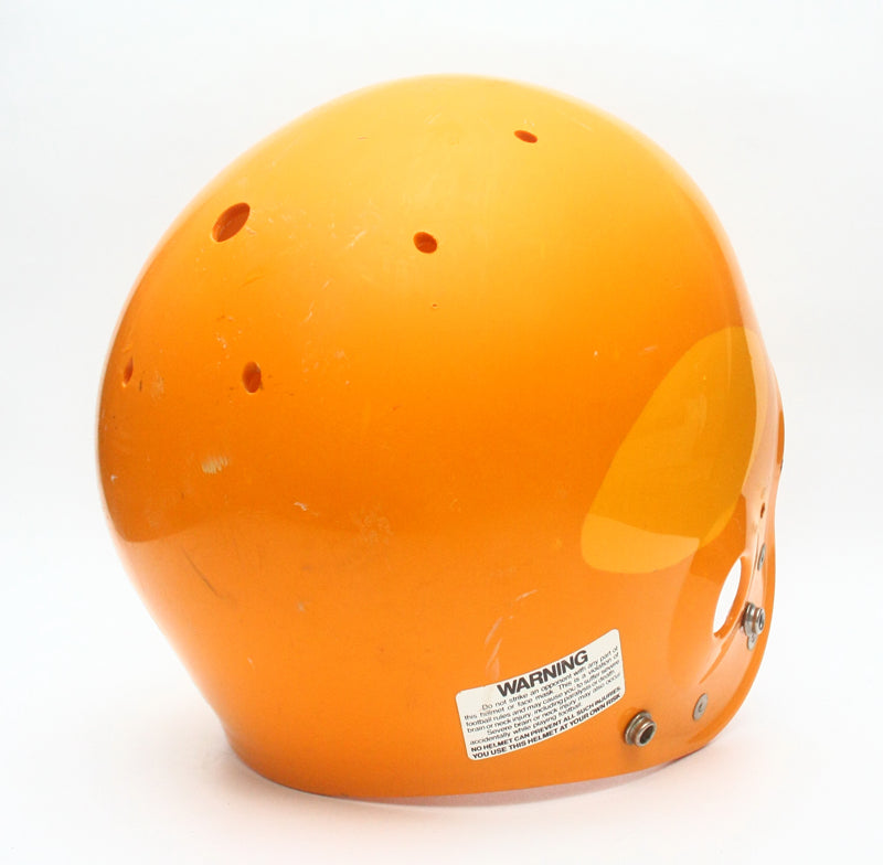 Vintage Game Used Yellow 1980s Schutt Air IV Youth Medium Football Helmet Shell Only