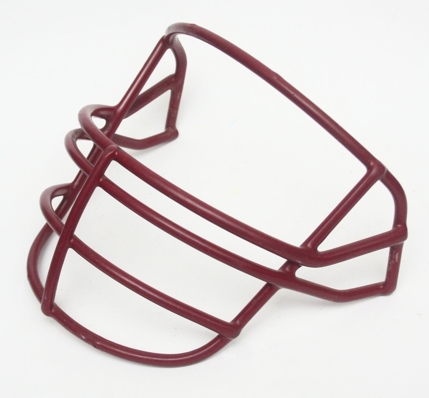 Vintage 1990s Game Used Schutt JOP Football Helmet Facemask - Cardinal