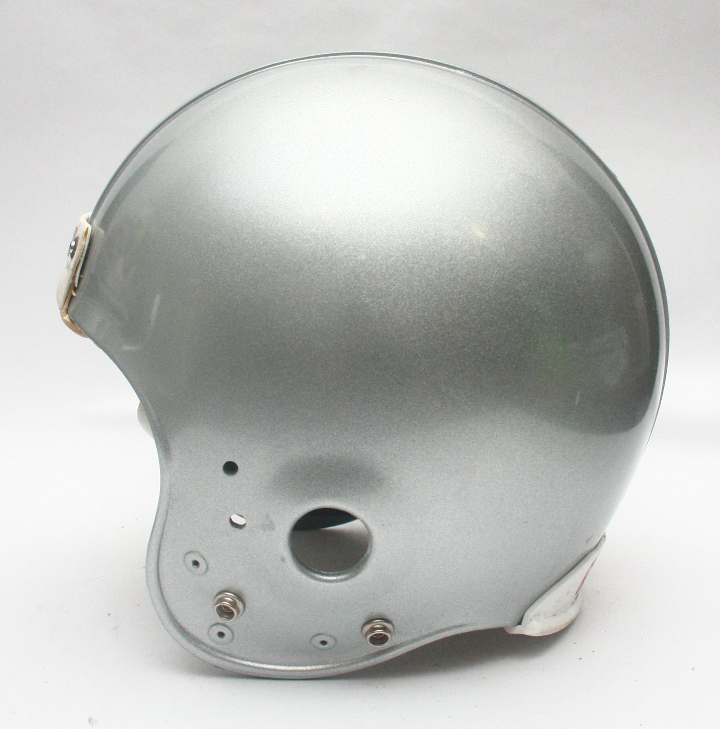 Vintage Riddell VSR4 Silver Metallic Adult Large Football Helmet