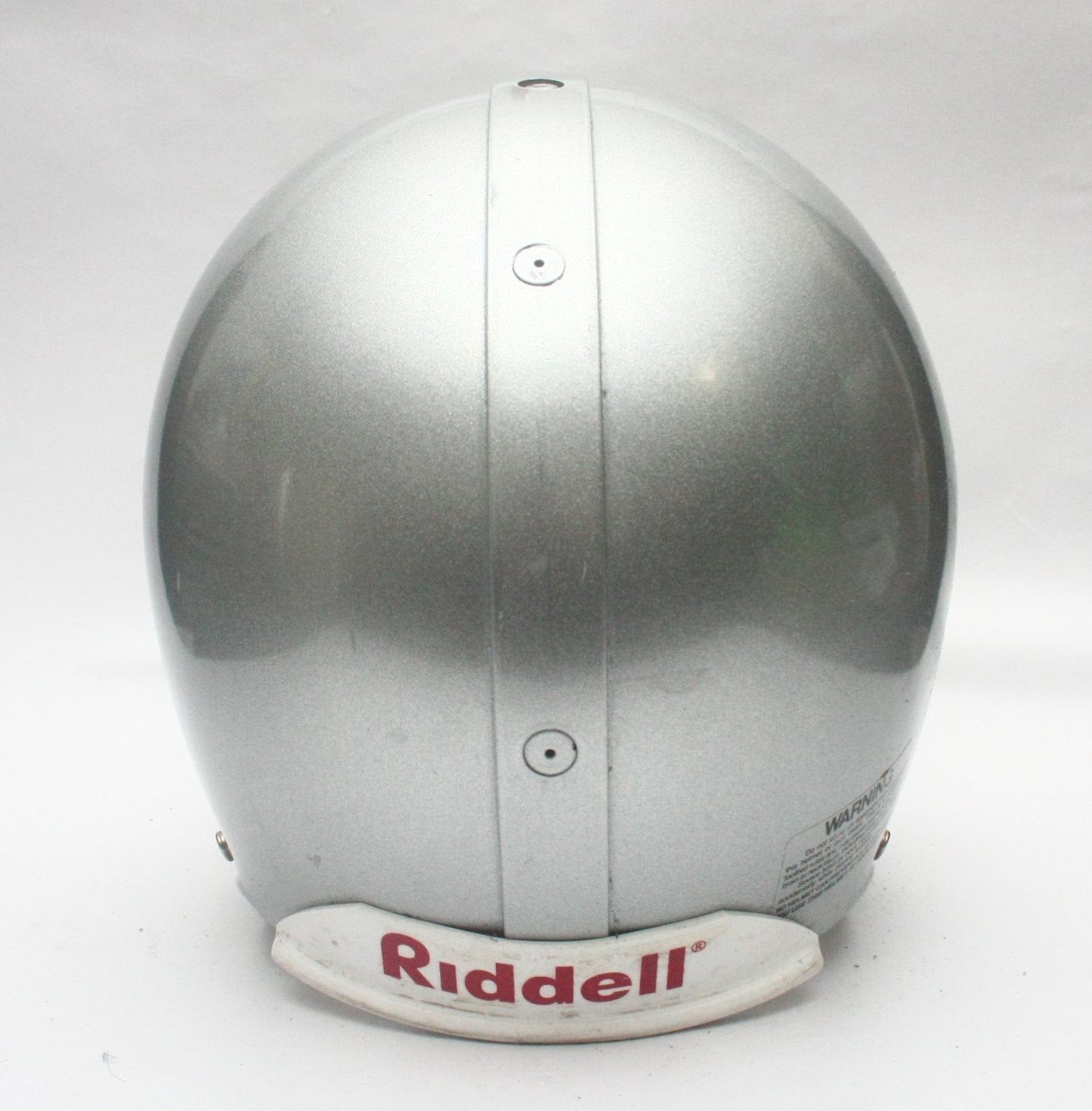 Vintage Riddell VSR4 Silver Metallic Adult Large Football Helmet
