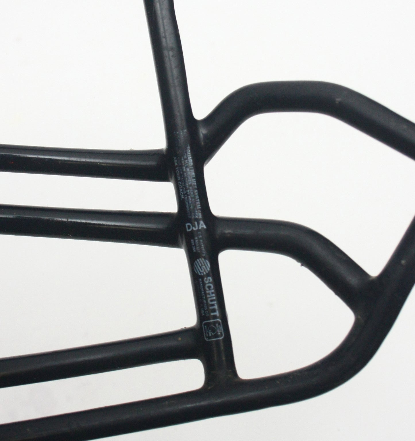 Vintage 2000s Game Used Schutt RJOP-DW Football Helmet Facemask - Black