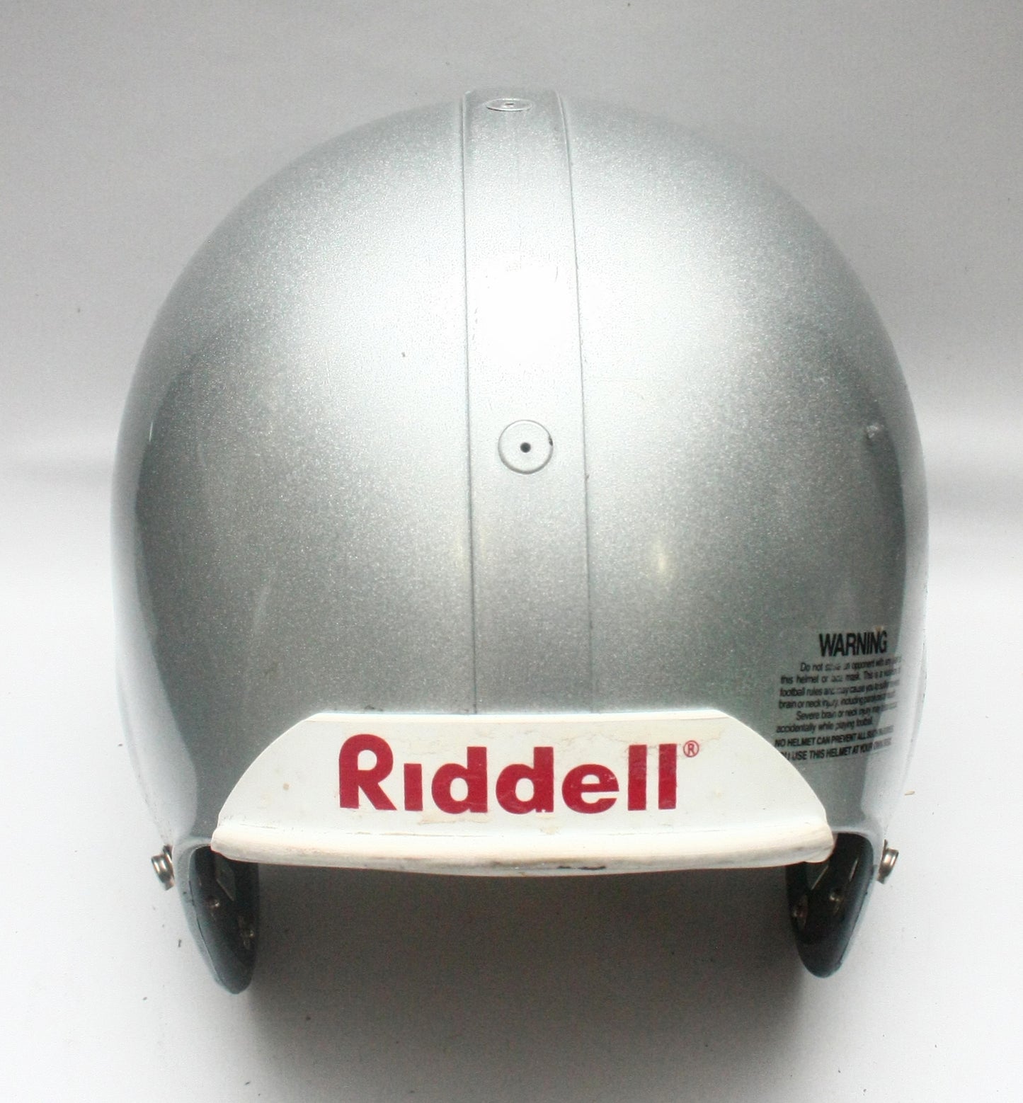 Vintage Riddell VSR4 Silver Metallic Adult Large Football Helmet