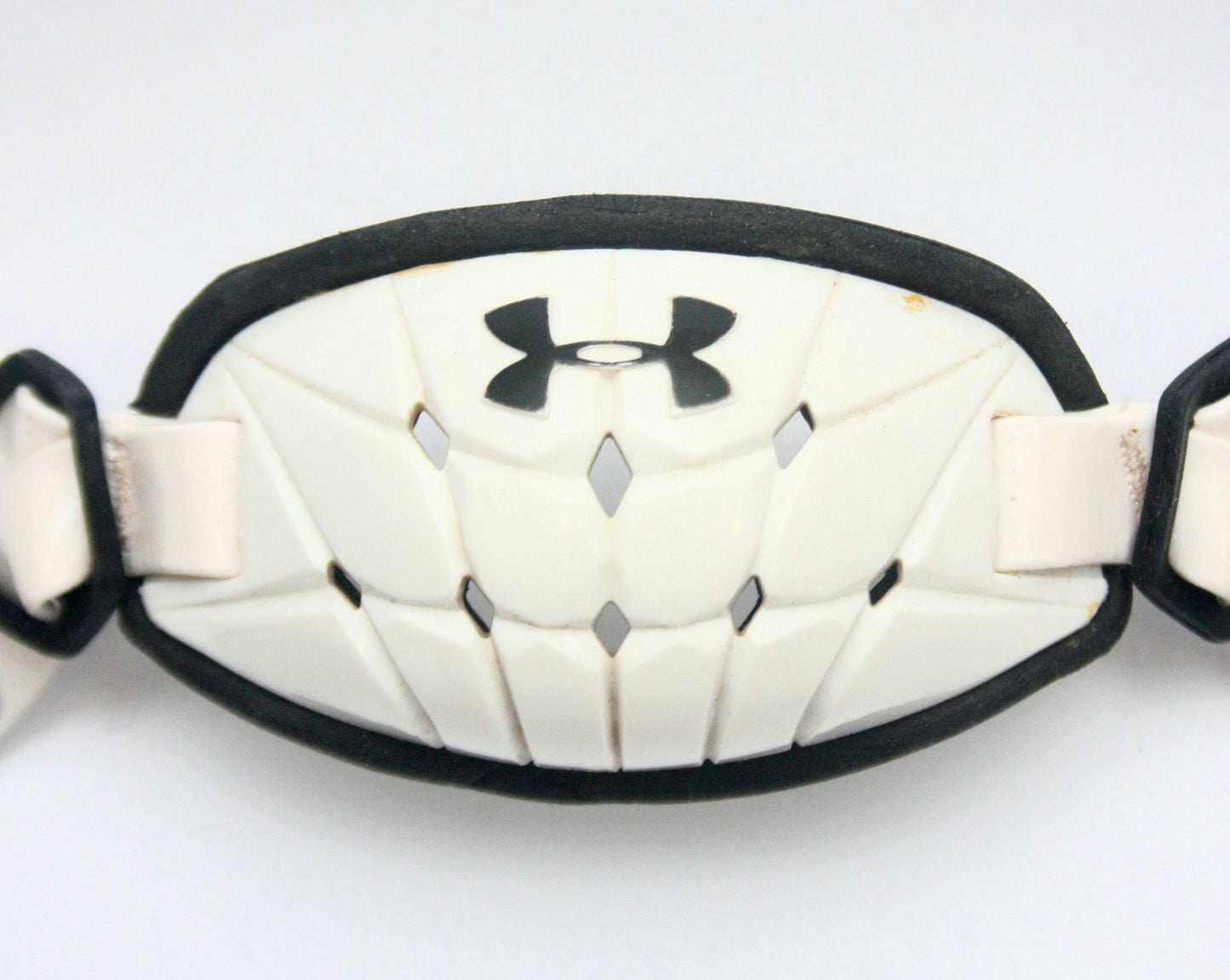 Game Used Under Armour High Hook Four Point Hard Cup Football Helmet Chinstrap