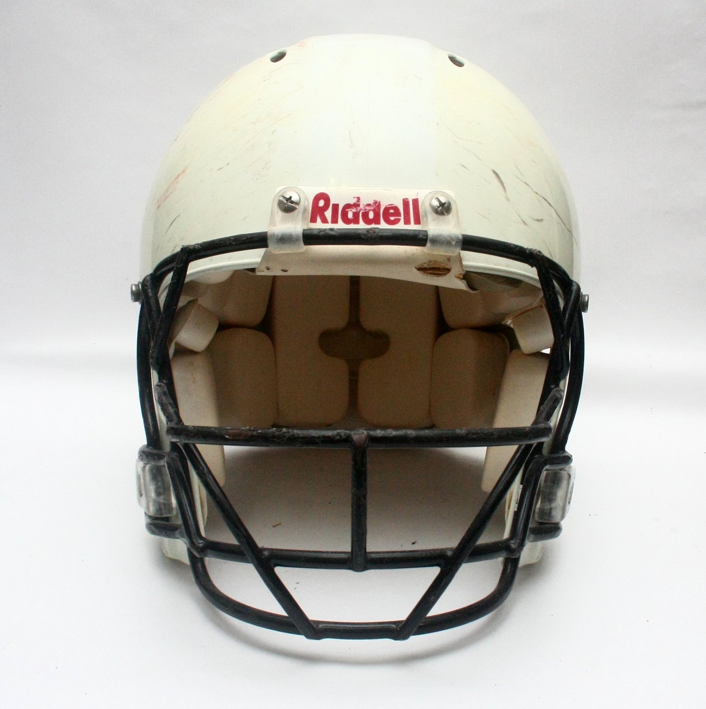 Vintage Game Used Riddell Revolution XL Football Helmet with Rare Facemask