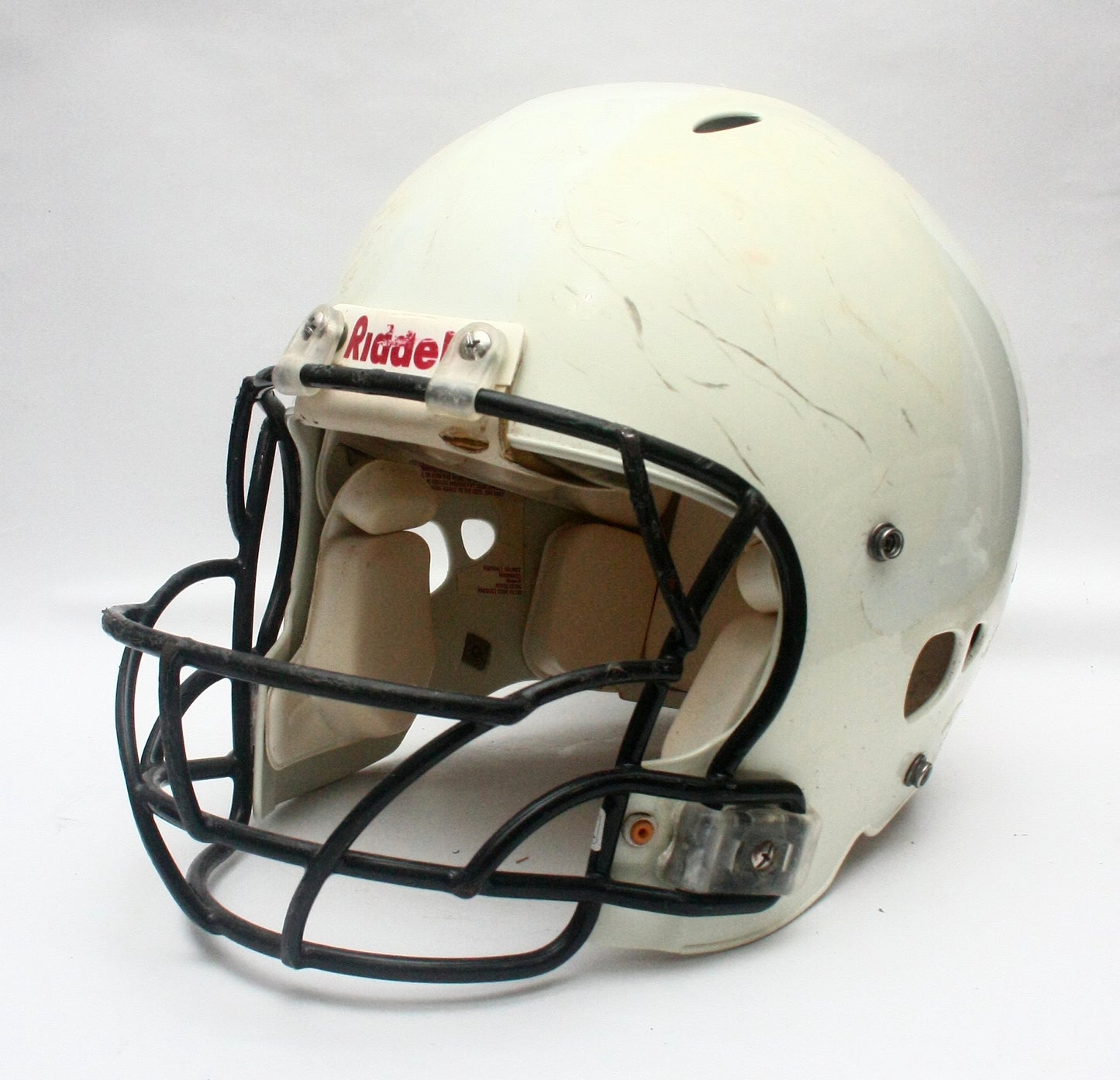 Vintage Game Used Riddell Revolution XL Football Helmet with Rare Facemask