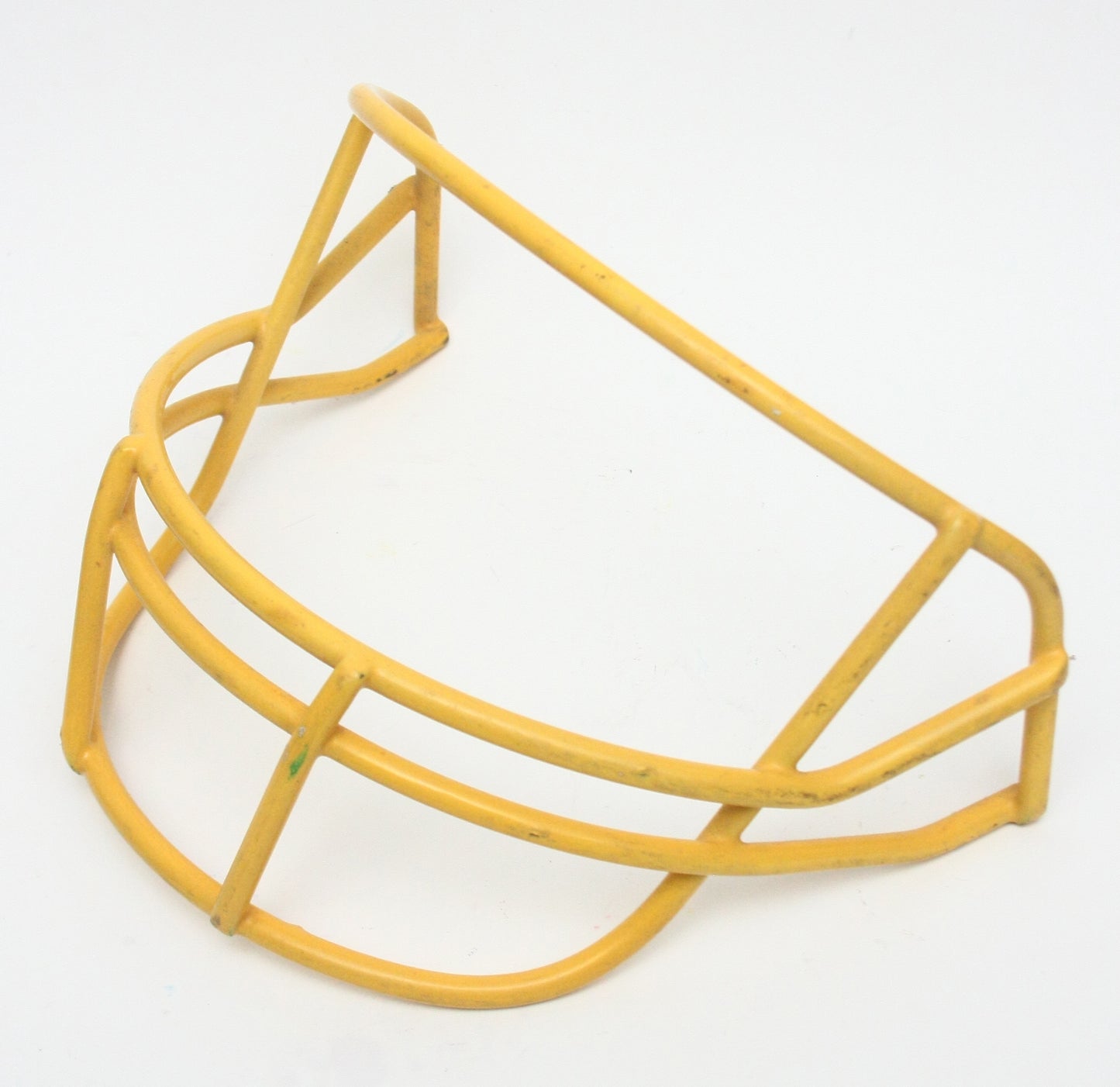 Rare Vintage Game Used 1980s Schutt OPO Football Helmet Facemask - Yellow