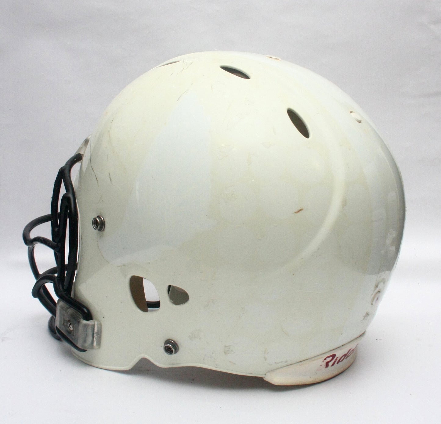 Vintage Game Used Riddell Revolution XL Football Helmet with Rare Facemask