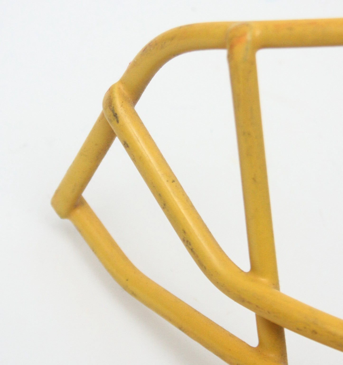 Rare Vintage Game Used 1980s Schutt OPO Football Helmet Facemask - Yellow