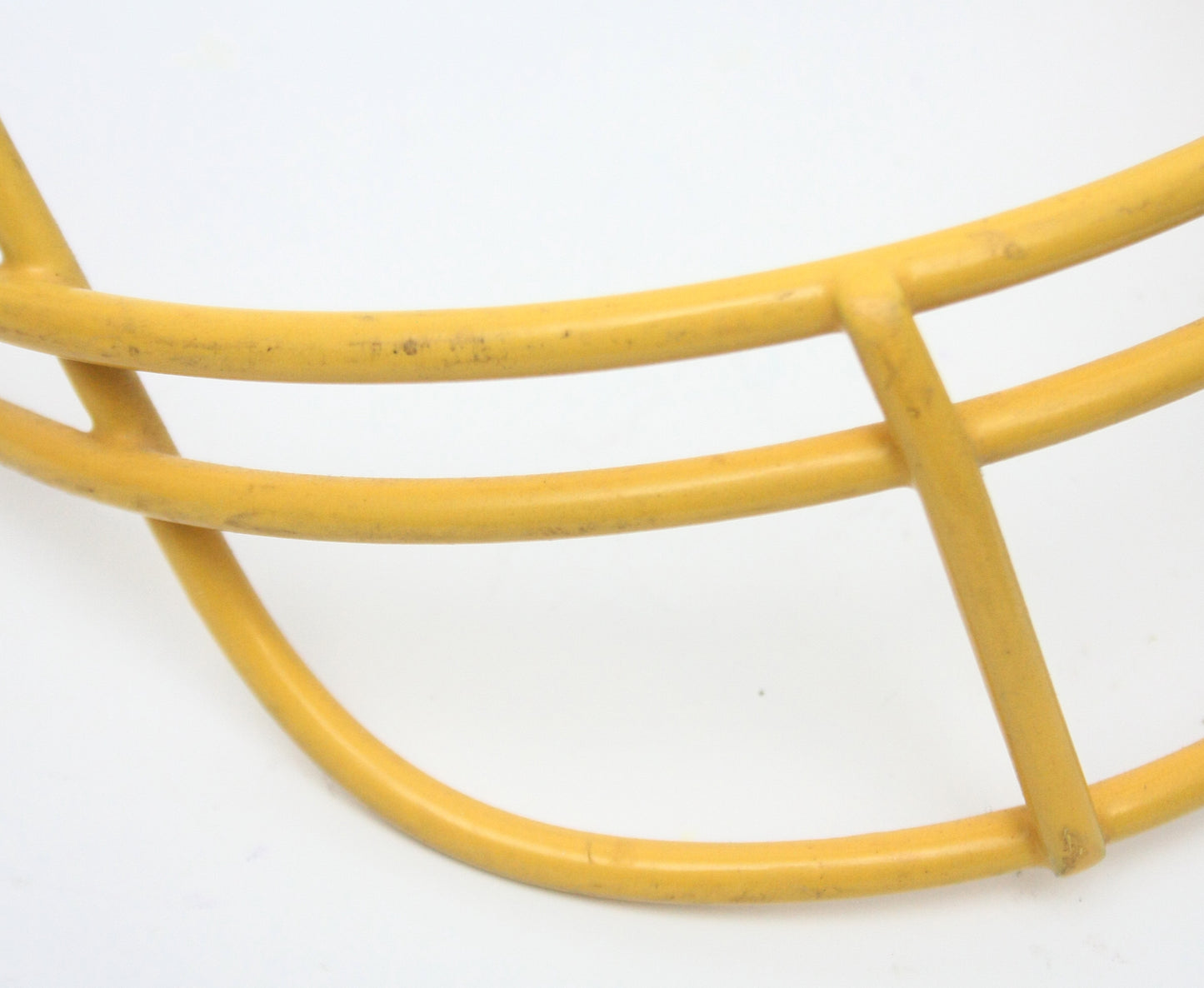 Rare Vintage Game Used 1980s Schutt OPO Football Helmet Facemask - Yellow