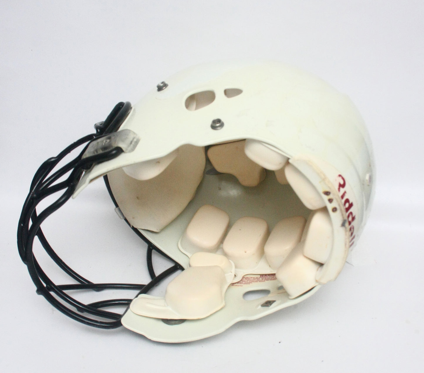 Vintage Game Used Riddell Revolution XL Football Helmet with Rare Facemask