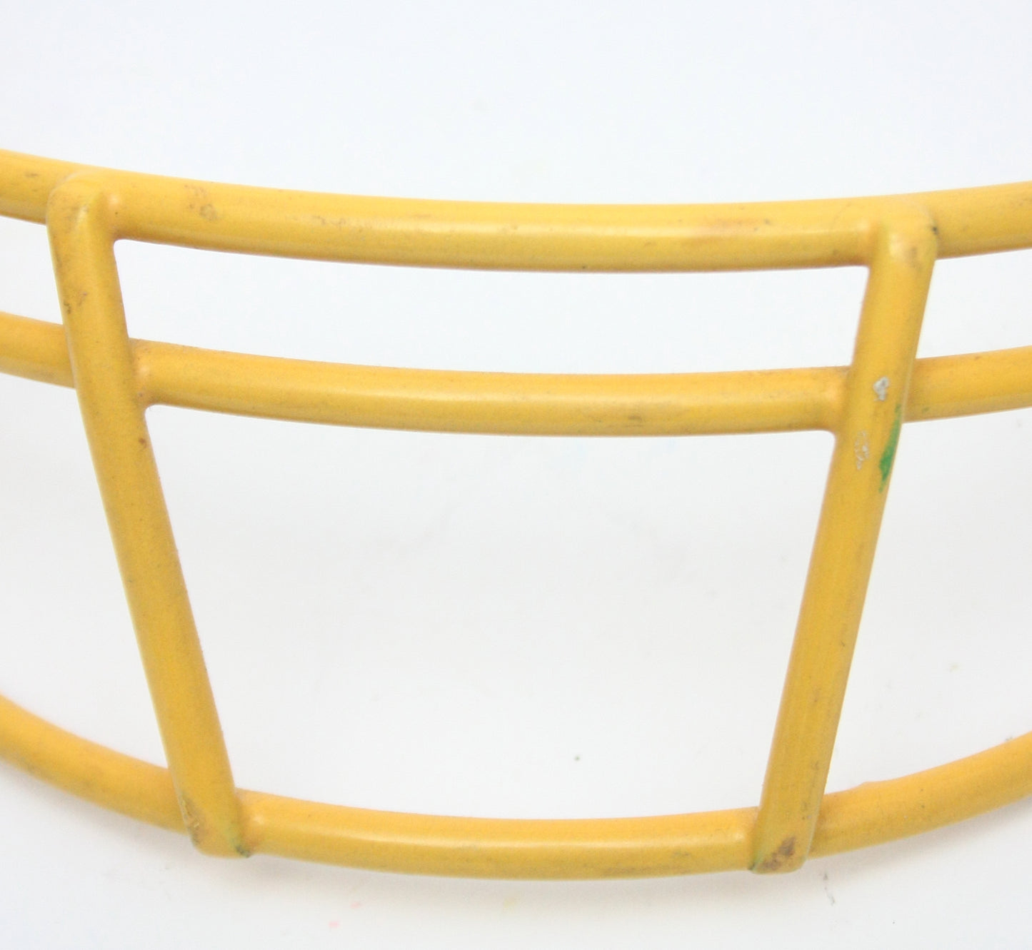Rare Vintage Game Used 1980s Schutt OPO Football Helmet Facemask - Yellow