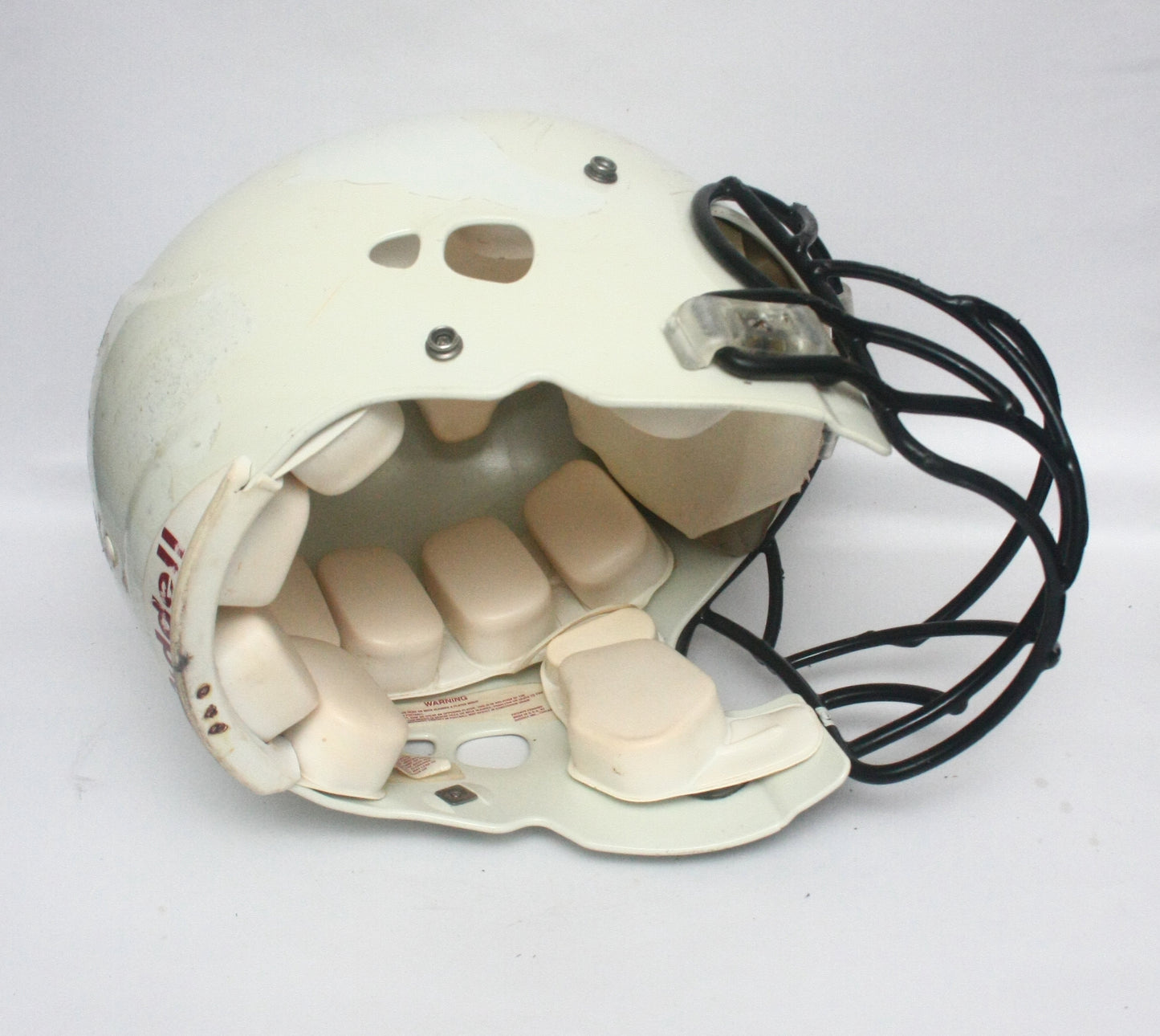 Vintage Game Used Riddell Revolution XL Football Helmet with Rare Facemask