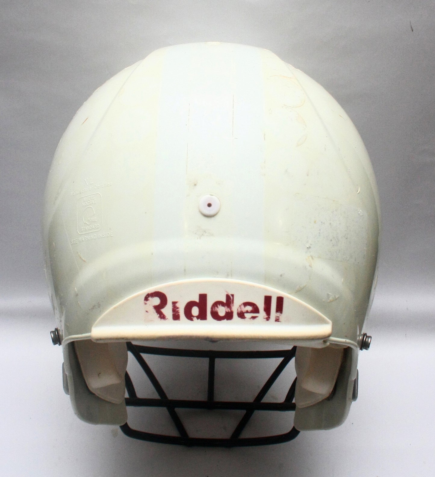Vintage Game Used Riddell Revolution XL Football Helmet with Rare Facemask