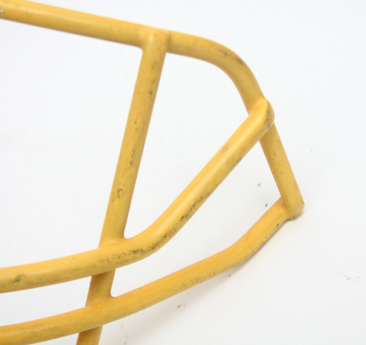 Rare Vintage Game Used 1980s Schutt OPO Football Helmet Facemask - Yellow