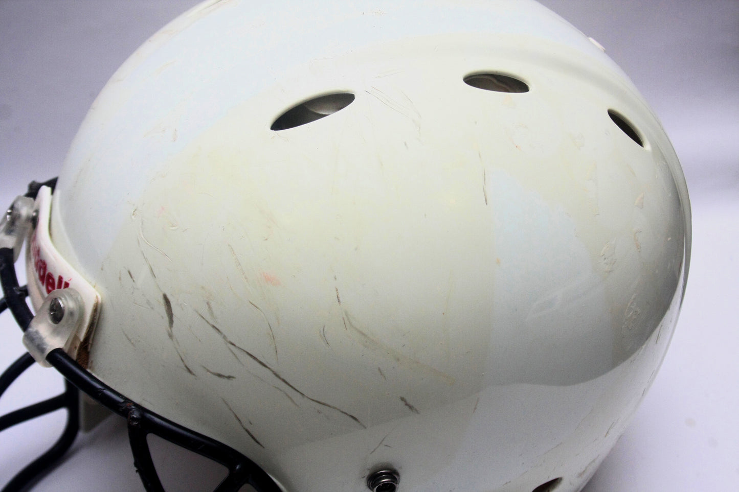 Vintage Game Used Riddell Revolution XL Football Helmet with Rare Facemask