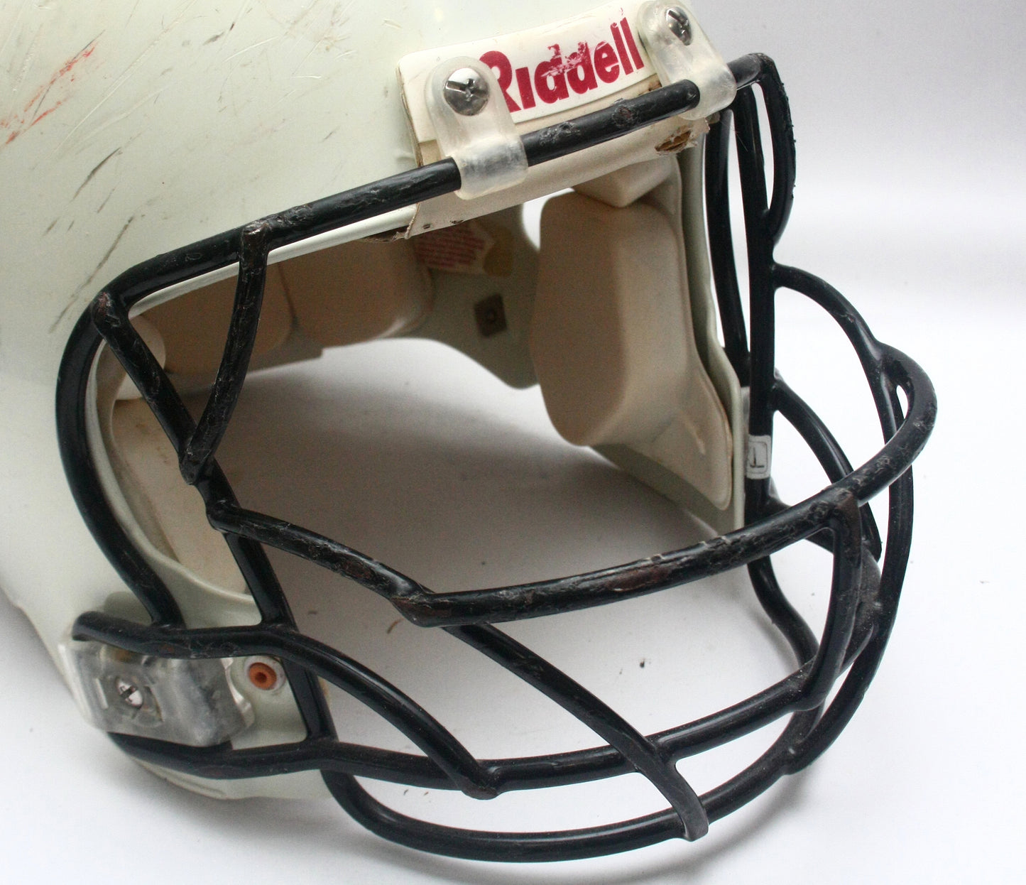 Vintage Game Used Riddell Revolution XL Football Helmet with Rare Facemask