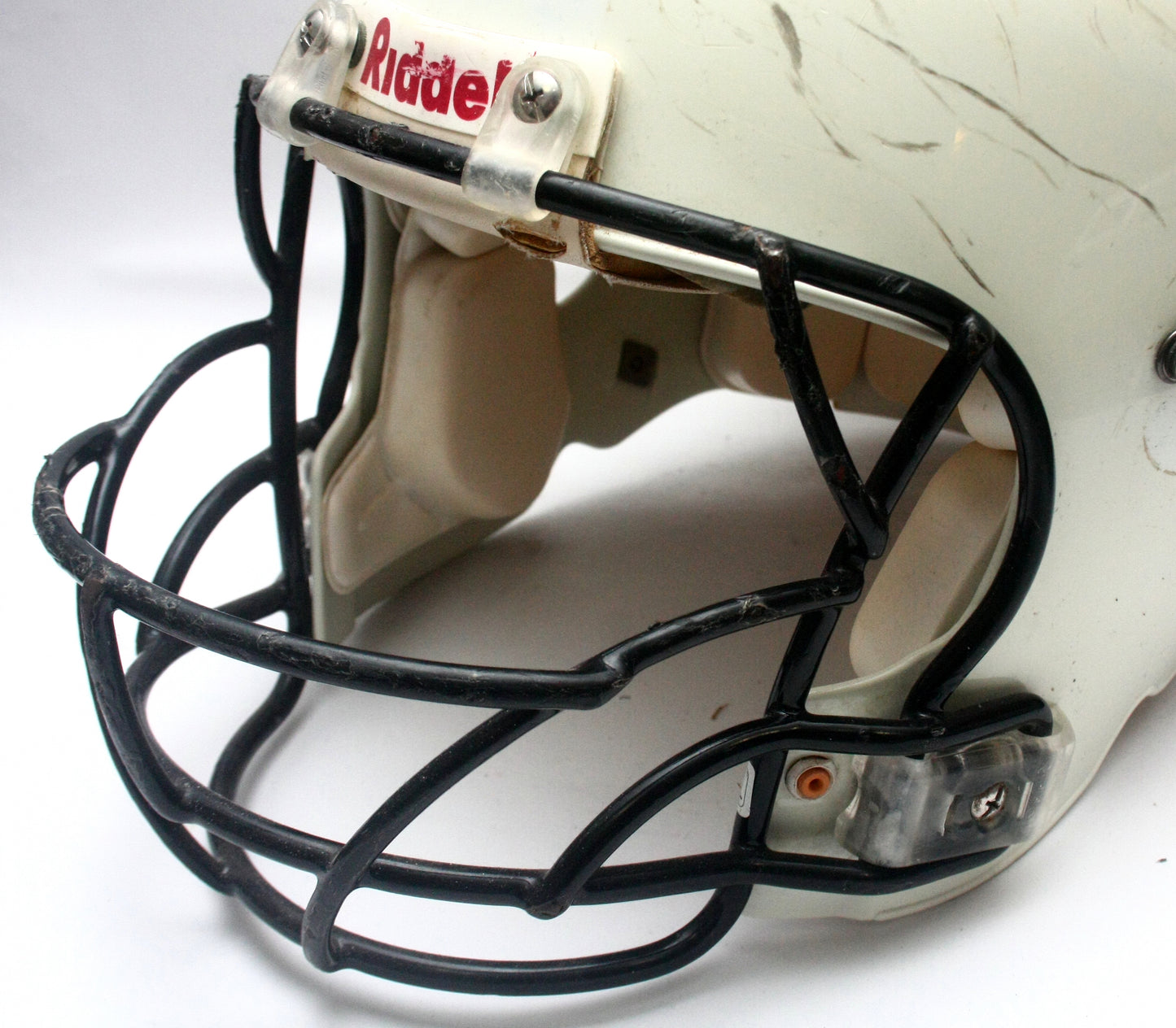 Vintage Game Used Riddell Revolution XL Football Helmet with Rare Facemask
