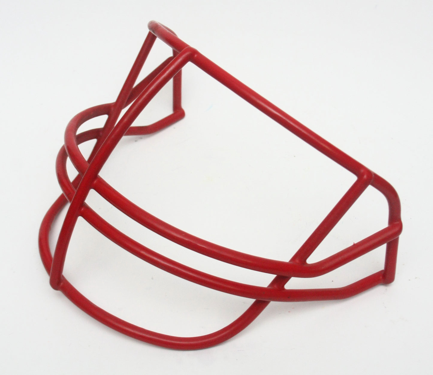 Rare Vintage Game Used 1980s Schutt NOPO Football Helmet Facemask - Scarlet