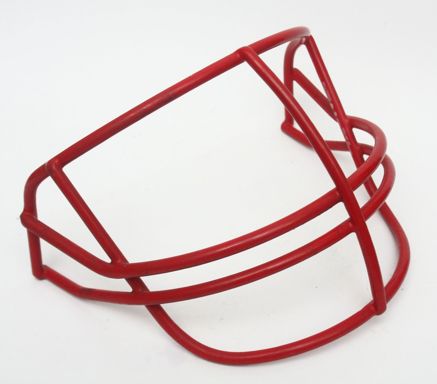 Rare Vintage Game Used 1980s Schutt NOPO Football Helmet Facemask - Scarlet