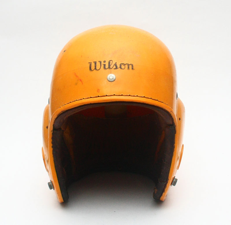 Vintage Game Used 1940s Wilson F2034 Pro Football Helmet - Size 7 1/8 - 7 1/4