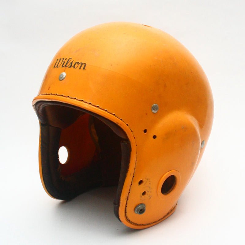 Vintage Game Used 1940s Wilson F2034 Pro Football Helmet - Size 7 1/8 - 7 1/4