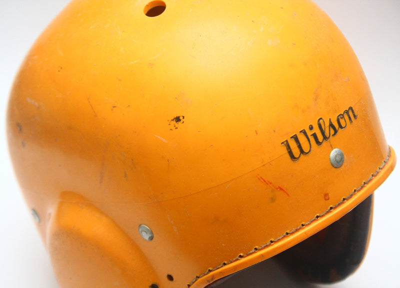 Vintage Game Used 1940s Wilson F2034 Pro Football Helmet - Size 7 1/8 - 7 1/4