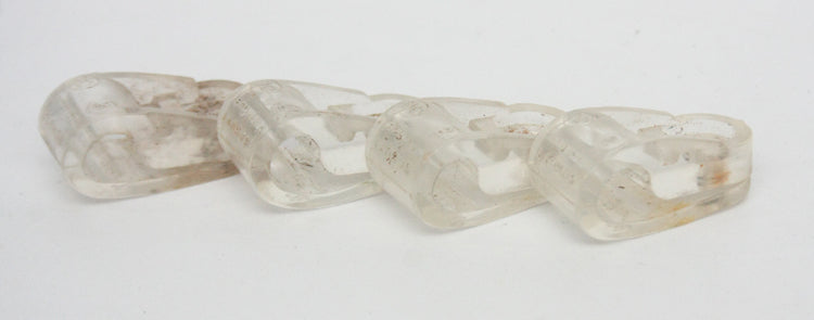 Vintage Game Used 2000 Dated Schutt Football Helmet Facemask Clips 1130246