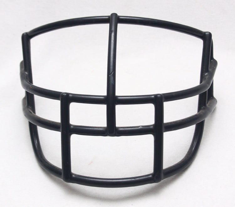black face mask for football helmet Rare 1980s Black NJOP USFL Style Football Helmet Facemask – Football Helmet Restoration Center