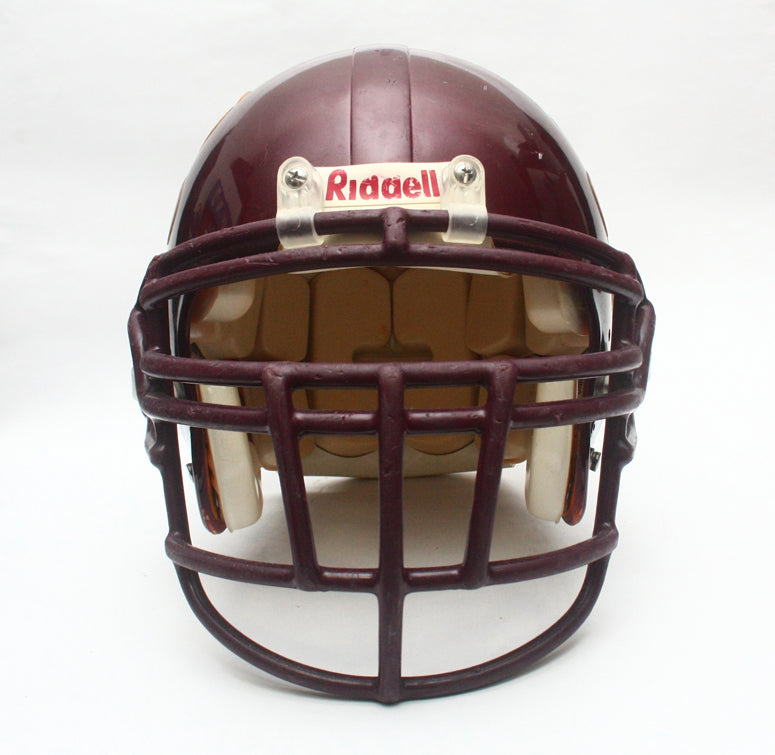 Vintage Game Used 1990s Deer Park Deer Texas High School Riddell VSR4 Football Helmet Size Large