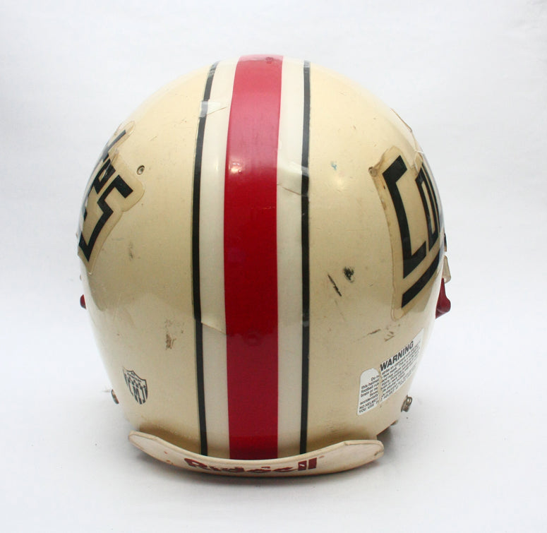 Vintage Game Used 1990s Wichita Falls Coyotes Texas High School Riddell VSR1 Football Helmet Size Medium