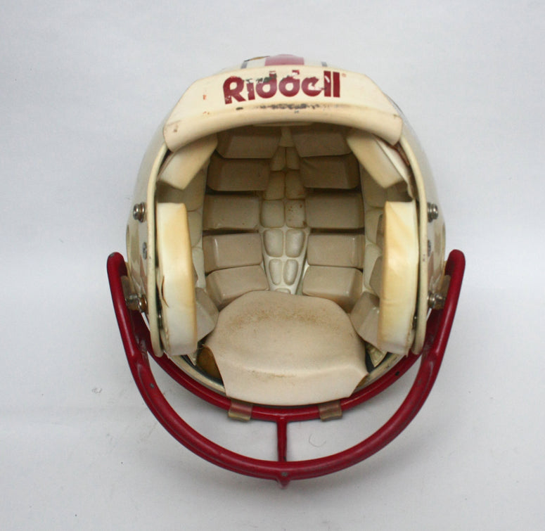 Vintage Game Used 1990s Wichita Falls Coyotes Texas High School Riddell VSR1 Football Helmet Size Medium