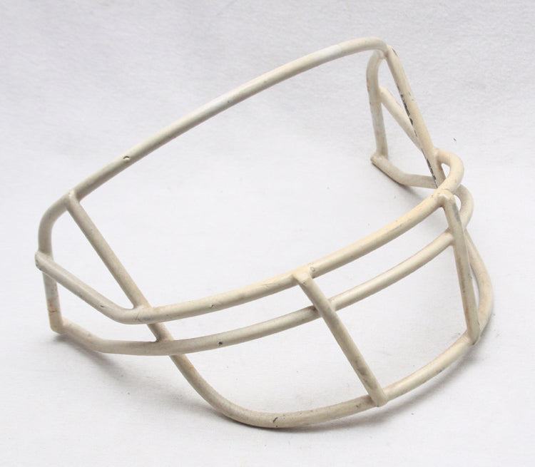 Rare 1980s White Schutt OPO Thin Wire Football Helmet Facemask