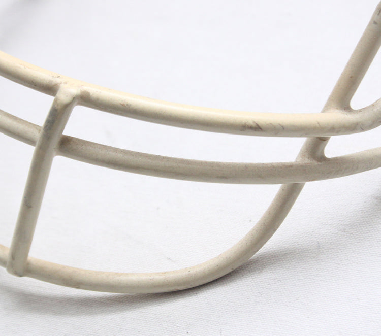 Rare 1980s White Schutt OPO Thin Wire Football Helmet Facemask